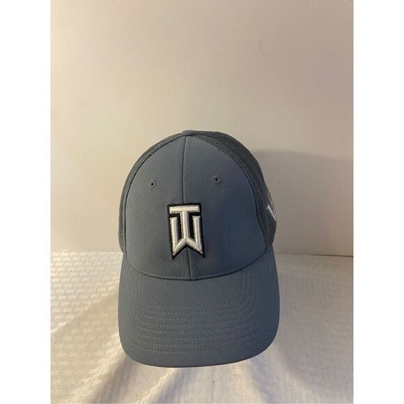 TW Tiger Woods Collection golf flex fit hat gray 20XI - Picture 1 of 5